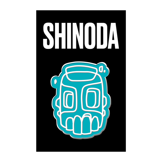 Shinoda Skull Enamel Pin