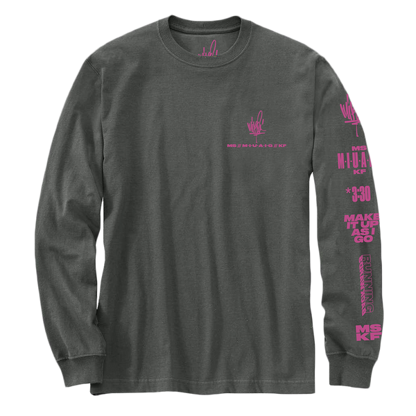RUNNING SDRAWKCAB Long Sleeve Tee