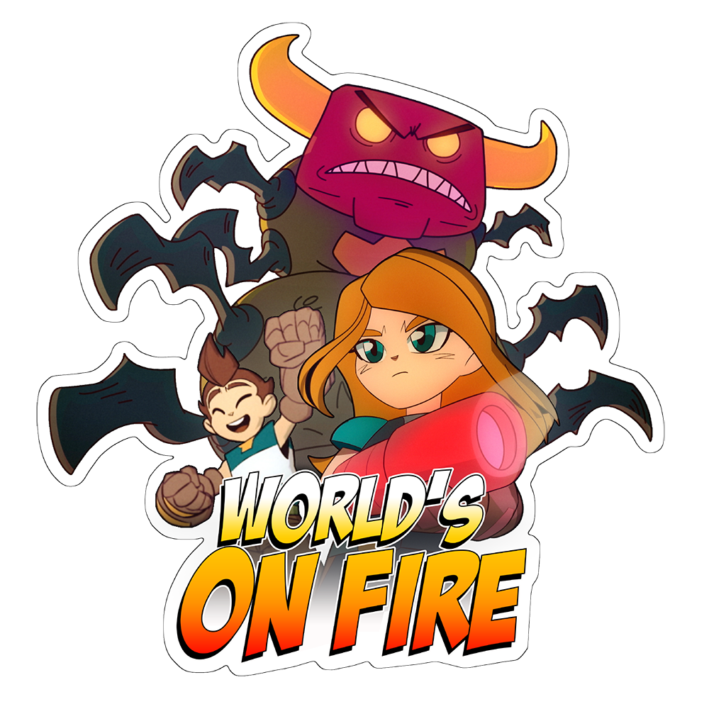 World's On Fire Sticker Pack