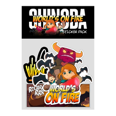 World's On Fire Sticker Pack
