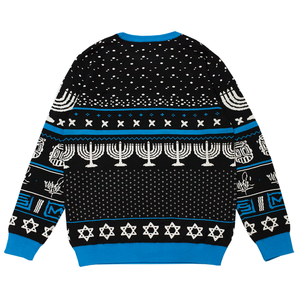 Line Sketch Hanukkah Knit Sweater