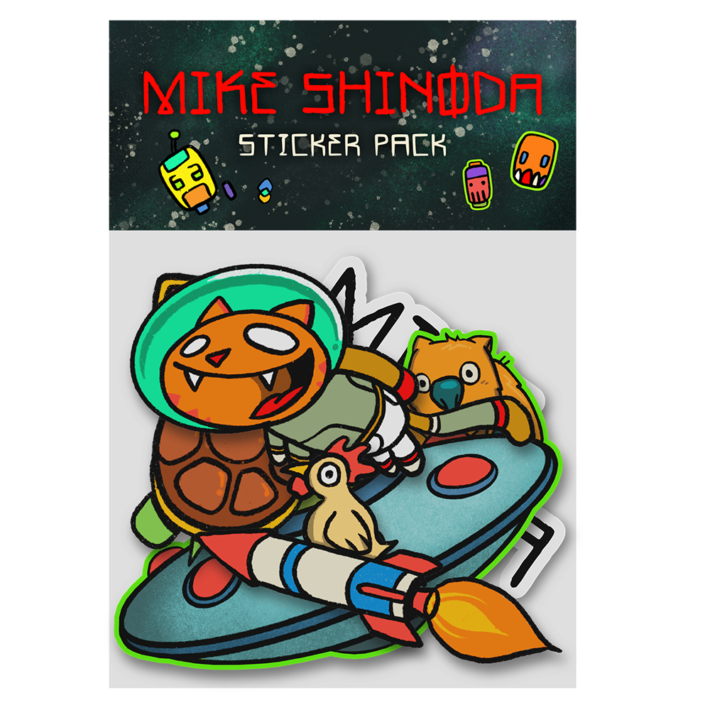 Dropped Frames V2 Sticker Pack | Mike Shinoda