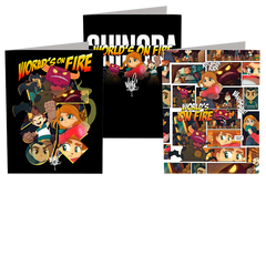 World's On Fire 3pc Folder Set